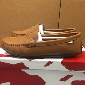 Venettini Savor Luggage Leather Loafers Boys 4.5